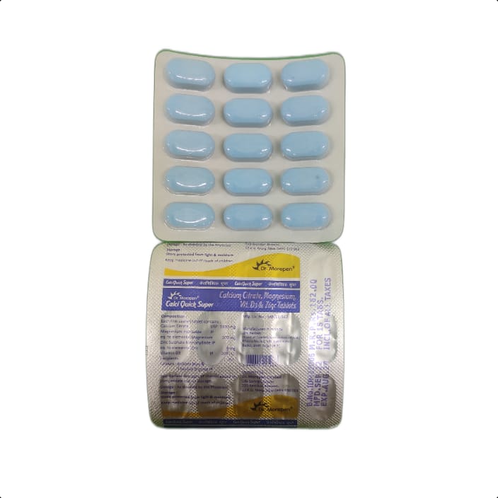 CALCIQUICK SUPER TABLET 1*15 TAB