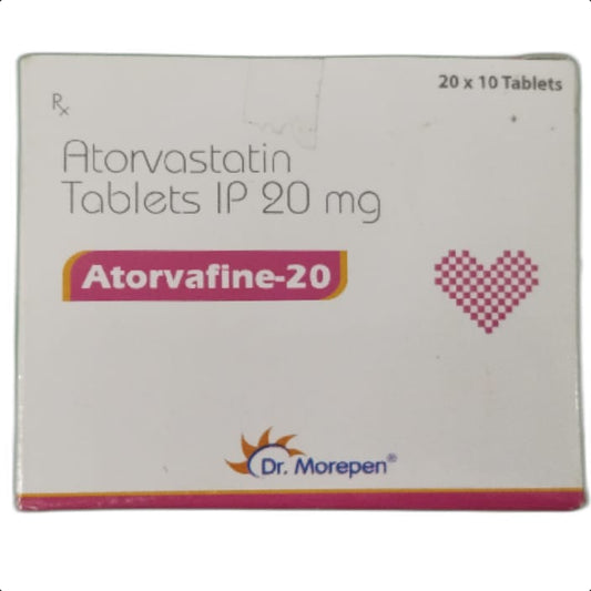 ATORVAFINE-20 TABLET 1*10 TAB