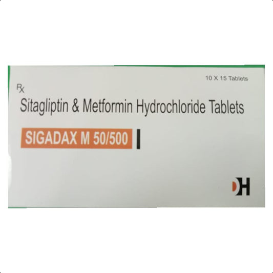 SIGADAX M 50/500 TABLET 1*15 TAB