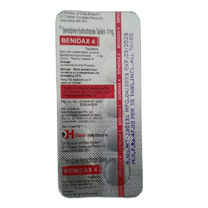 BENIDAX 4 TABLET 1*10 TAB