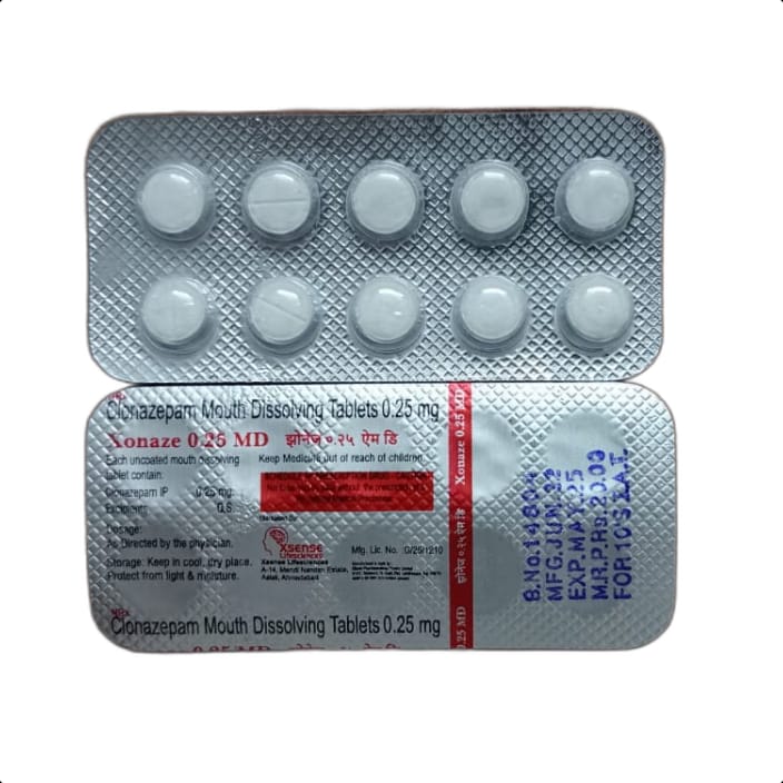 XONAZE 0.25 MD TABLET 1*10 TAB