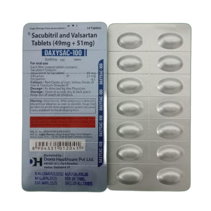 DAXYSAC 100 TABLET 1*10 TAB