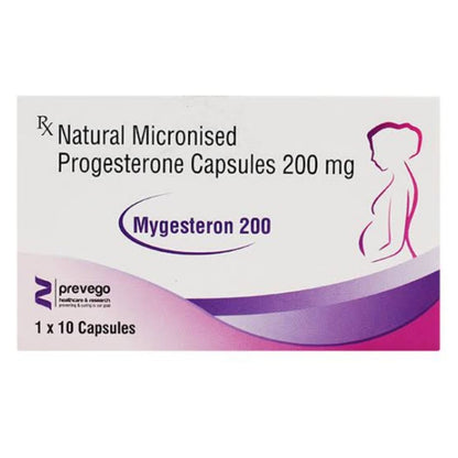 MYGESTERON 200 MG CAPSULE 1*10 CAP