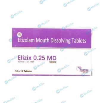 ETIZIX 0.25 MD TABLET 1*10 TAB