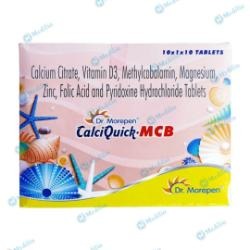 CALCIQUICK MCB TABLET 1*10 TAB