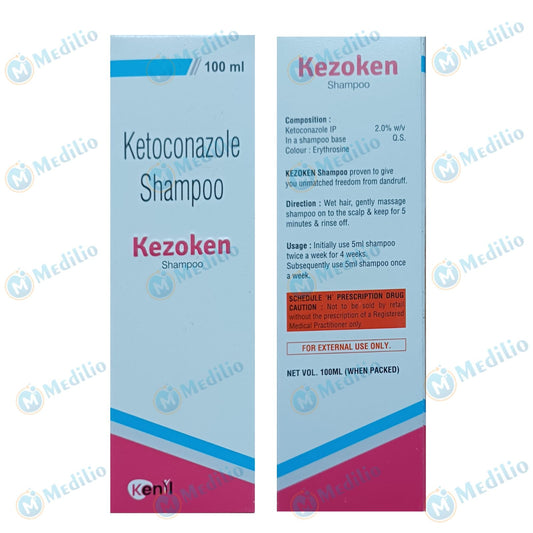 KEZOKEN 2% SHAMPOO 100 ML