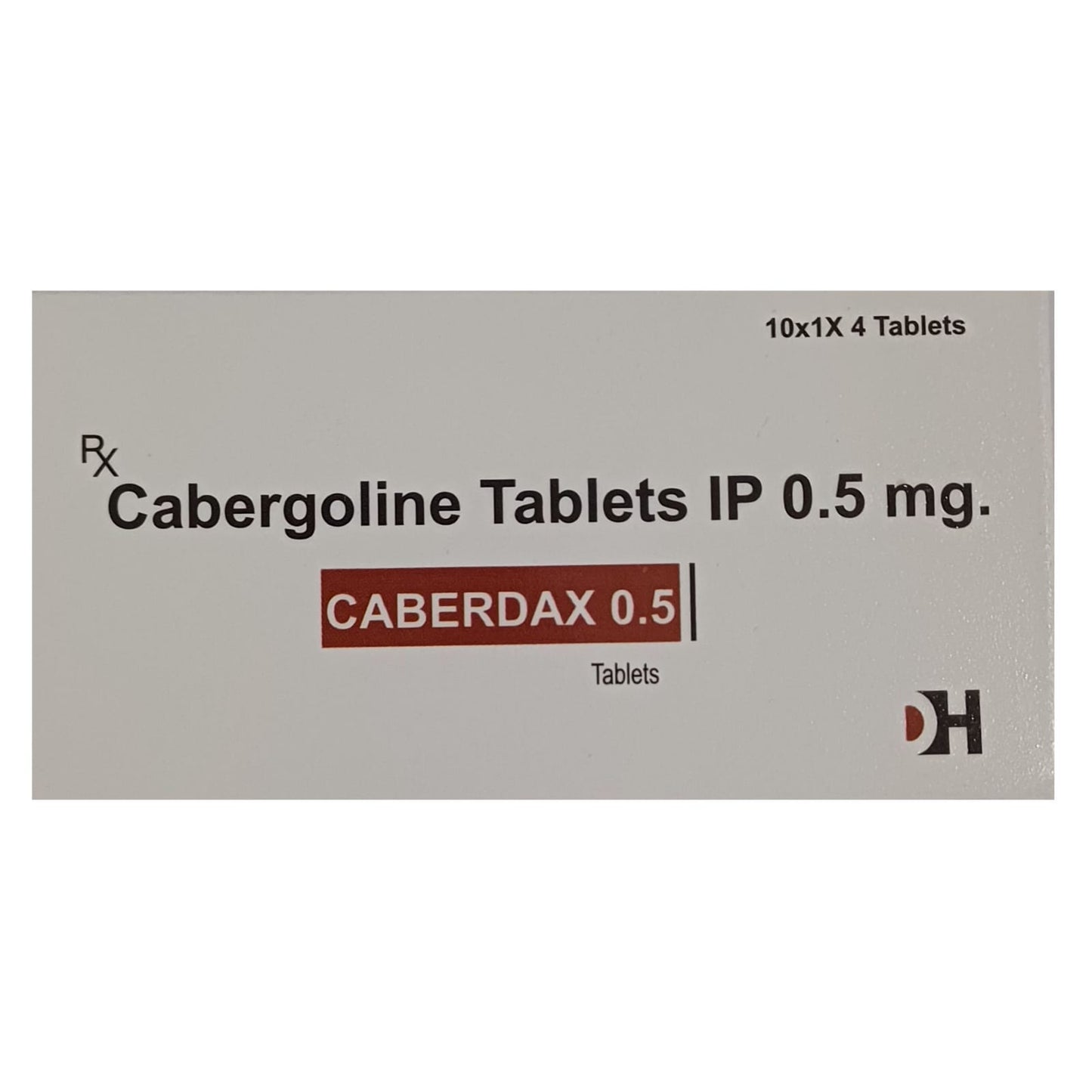 CABERDAX 0.5 TABLET 1*4 TAB