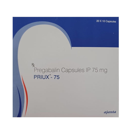 PRIUX 75 MG CAPSULES 1*10 CAP