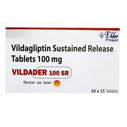 VILDADER 100 MG SR TABLET 1*15 TAB