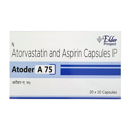 ATODER A 75 CAPSULES 1*10 CAP