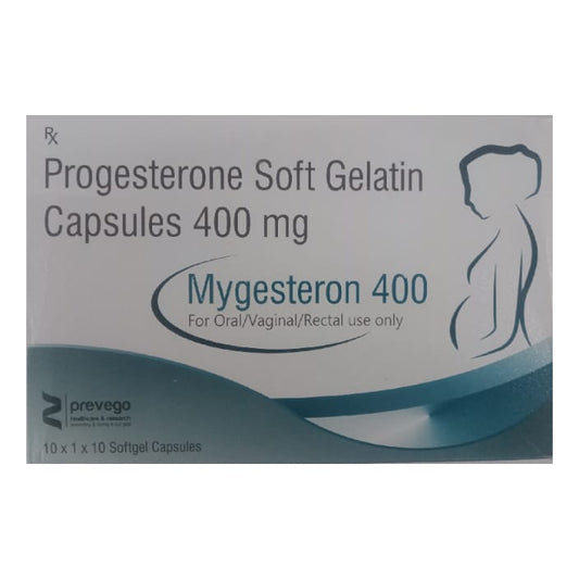 MYGESTERON 400 MG CAPSULE 1*10 CAP