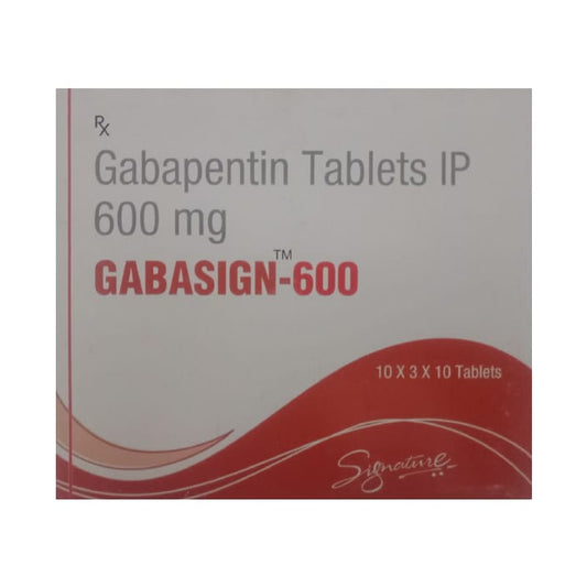 GABASIGN 600 MG TABLET 1*10 TAB