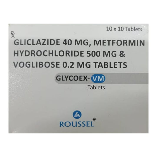 GLYCOEX 40 VM TABLET 1*10 TAB