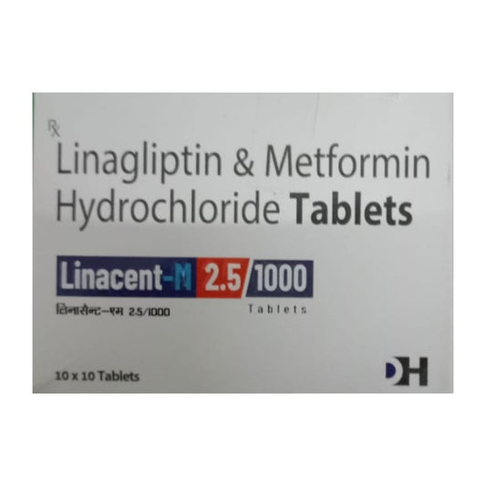 LINACENT M 2.5/1000 TABLET 1*10 TAB