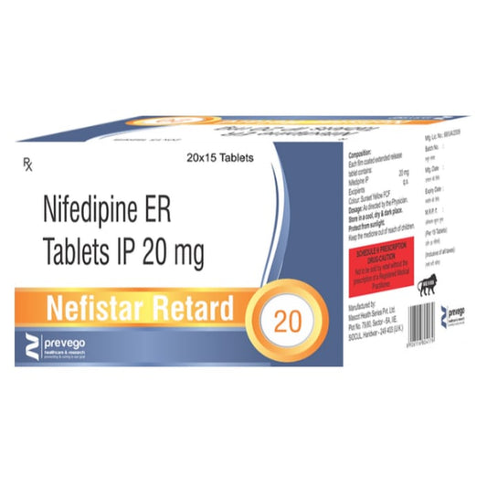 NEFISTAR RETARD 20 MG TABLET 1*15 TAB