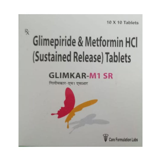 GLIMKAR M1 SR TABLET 1*10 TAB