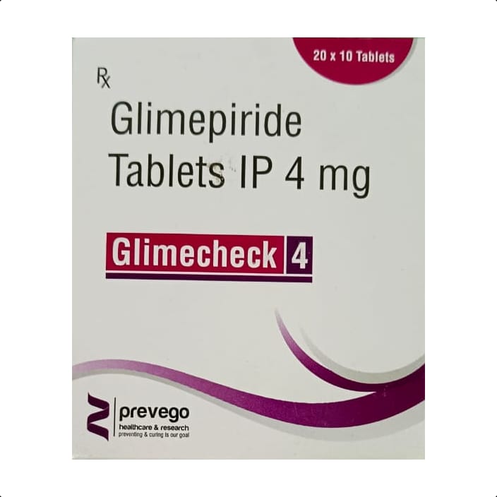 GLIMECHECK 4 TABLET 1*10 TAB