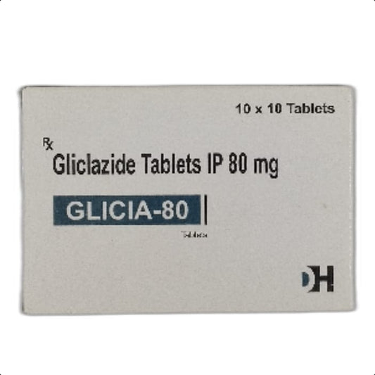 GLICIA 80 TABLET 1*10 TAB