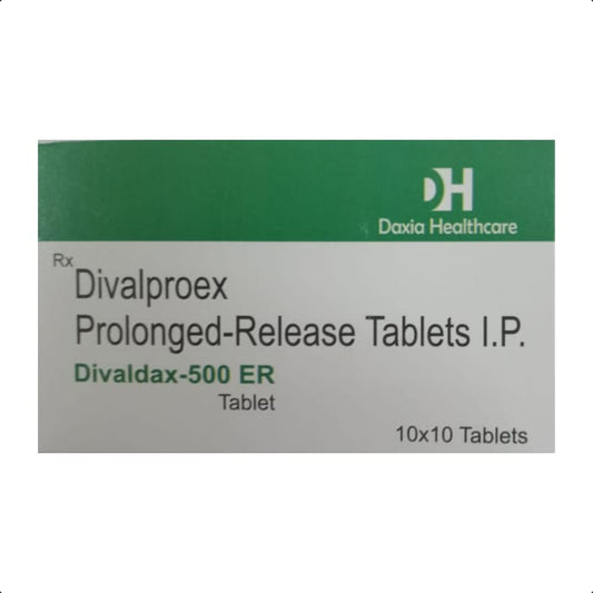 DIVALDAX 500 TABLET 1*10 TAB