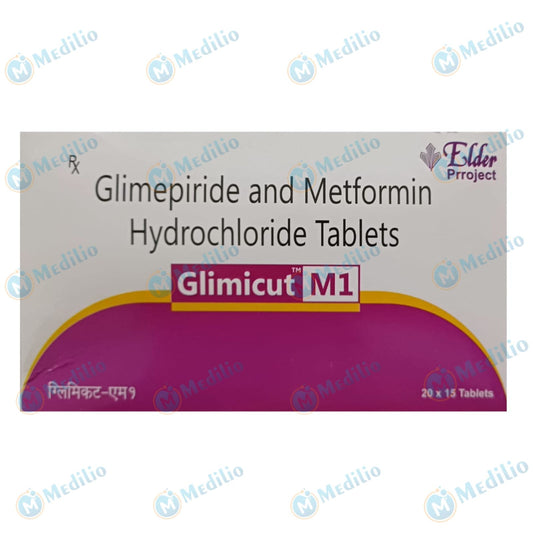 GLIMICUT M1  TABLET 1*15 TAB