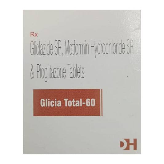 GLICIA TOTAL 60 TABLET 1*10 TAB