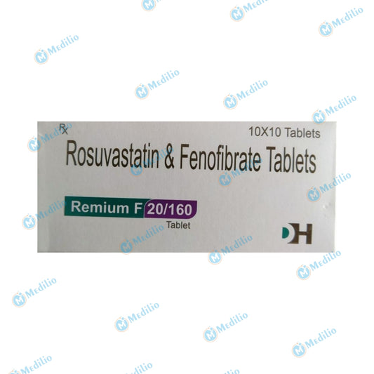 Remium F 20/160 Mg Tablet