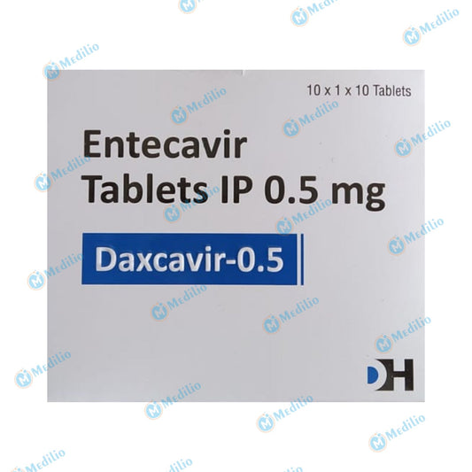 DAXCAVIR-0.5 MG TABLET