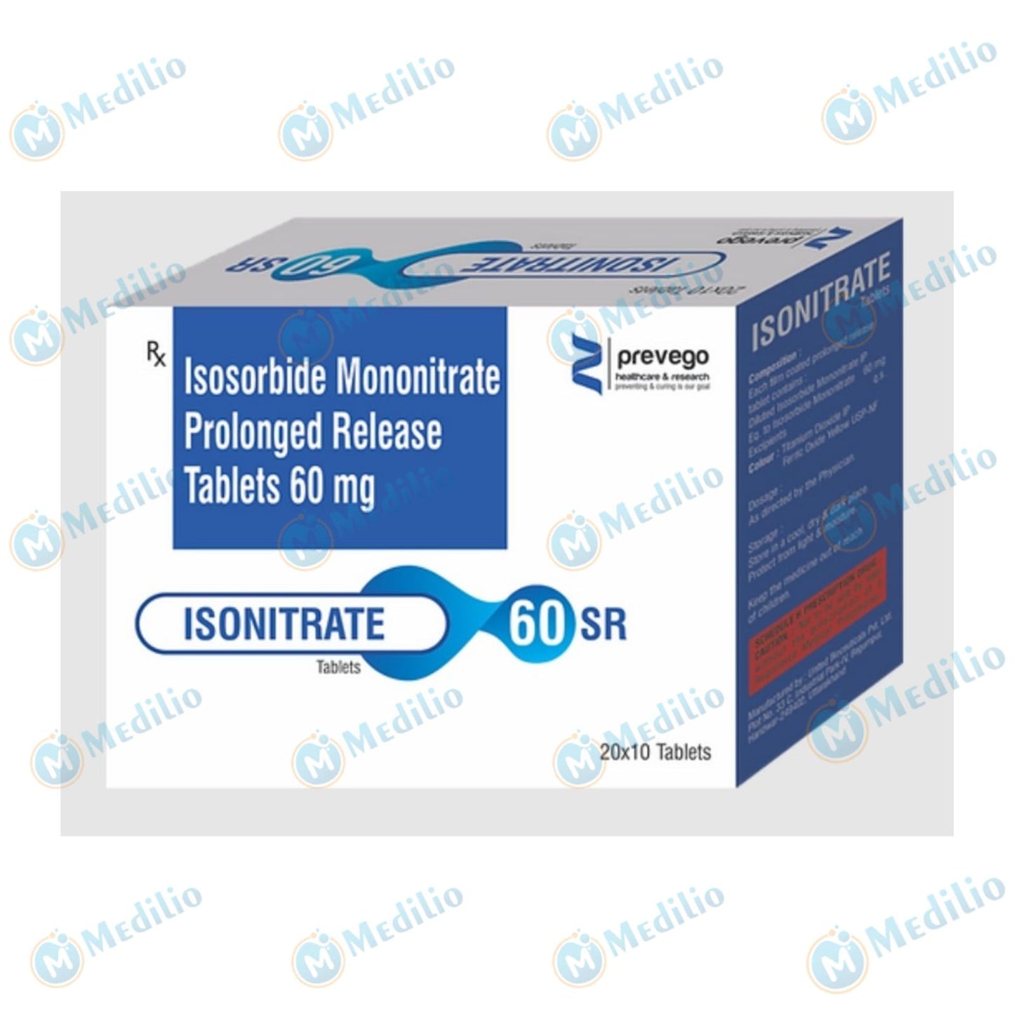 ISONITRATE 60 SR TABLET 1*10 TAB