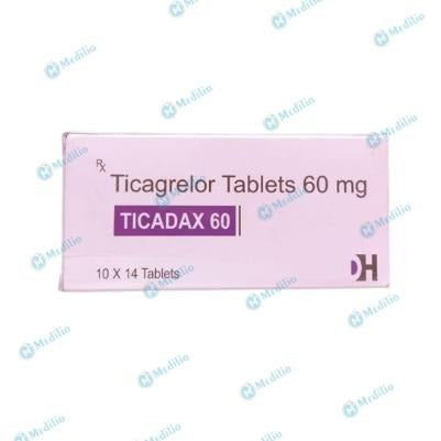 TICADAX 60 MG  TABLET 1*10 TAB