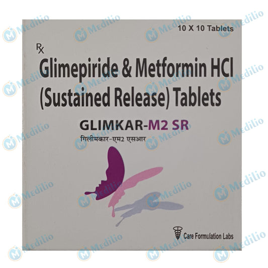 GLIMKAR M2 SR TABLET 1*10 TAB