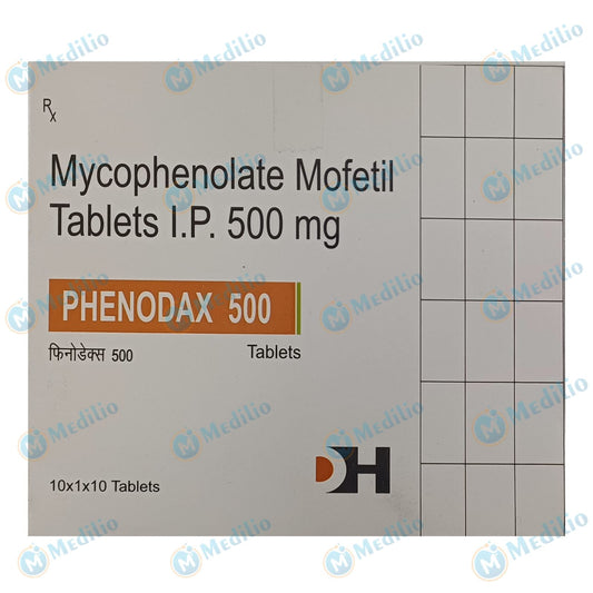 PHENODAX 500 TABLET 1*10 TAB