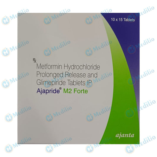 AJAPRIDE M2 FORTE TABLET 1*15 TAB