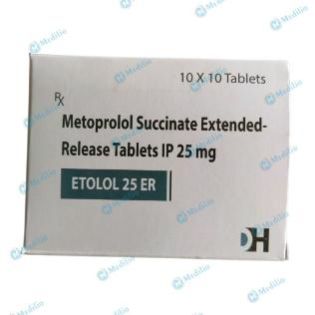 ETOLOL 25 ER TABLET 1*10 TAB