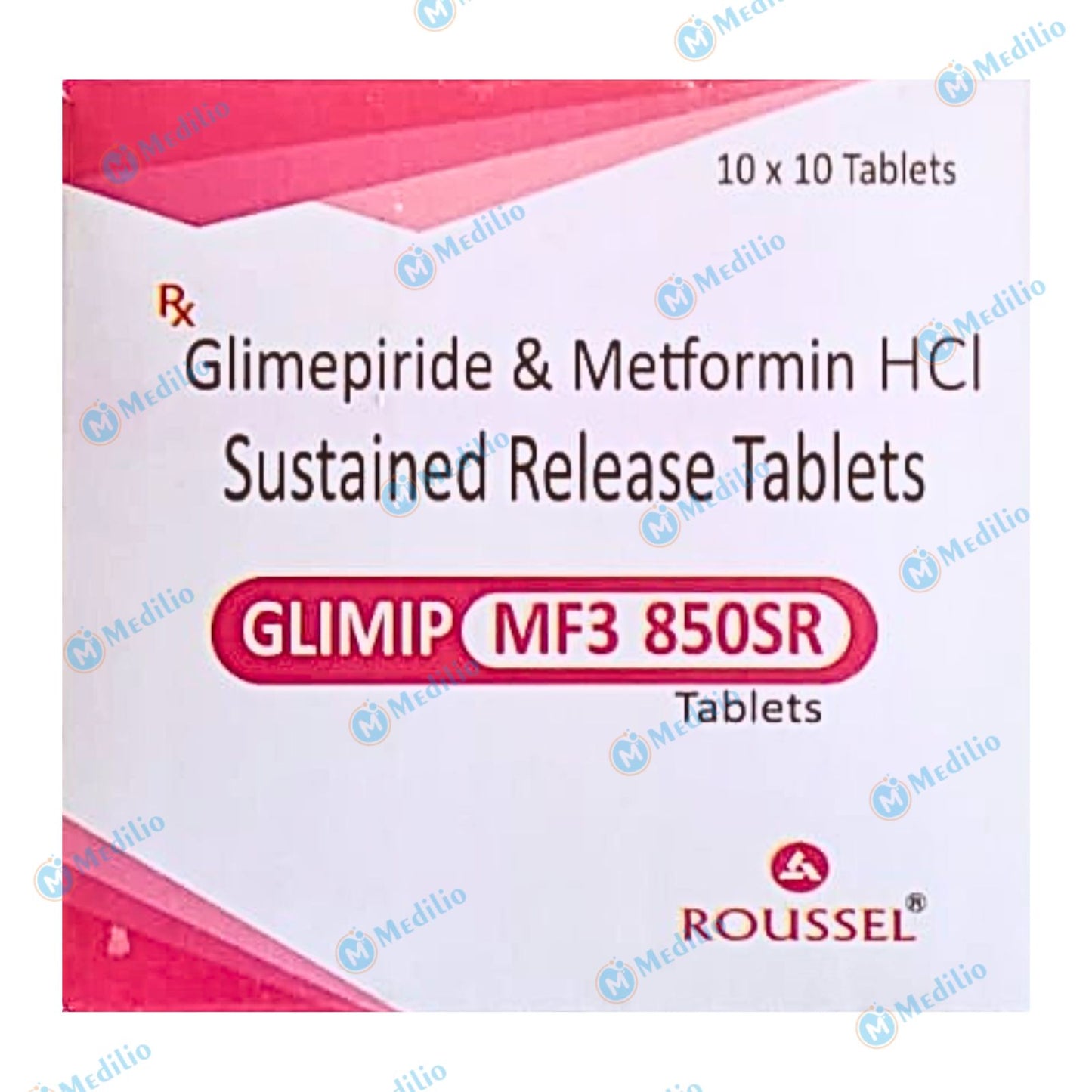 GLIMIP MF 3/850 SR TABLET 1*10 TAB