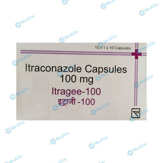 ITRAGEE 100 CAPSULES 1*10 CAP