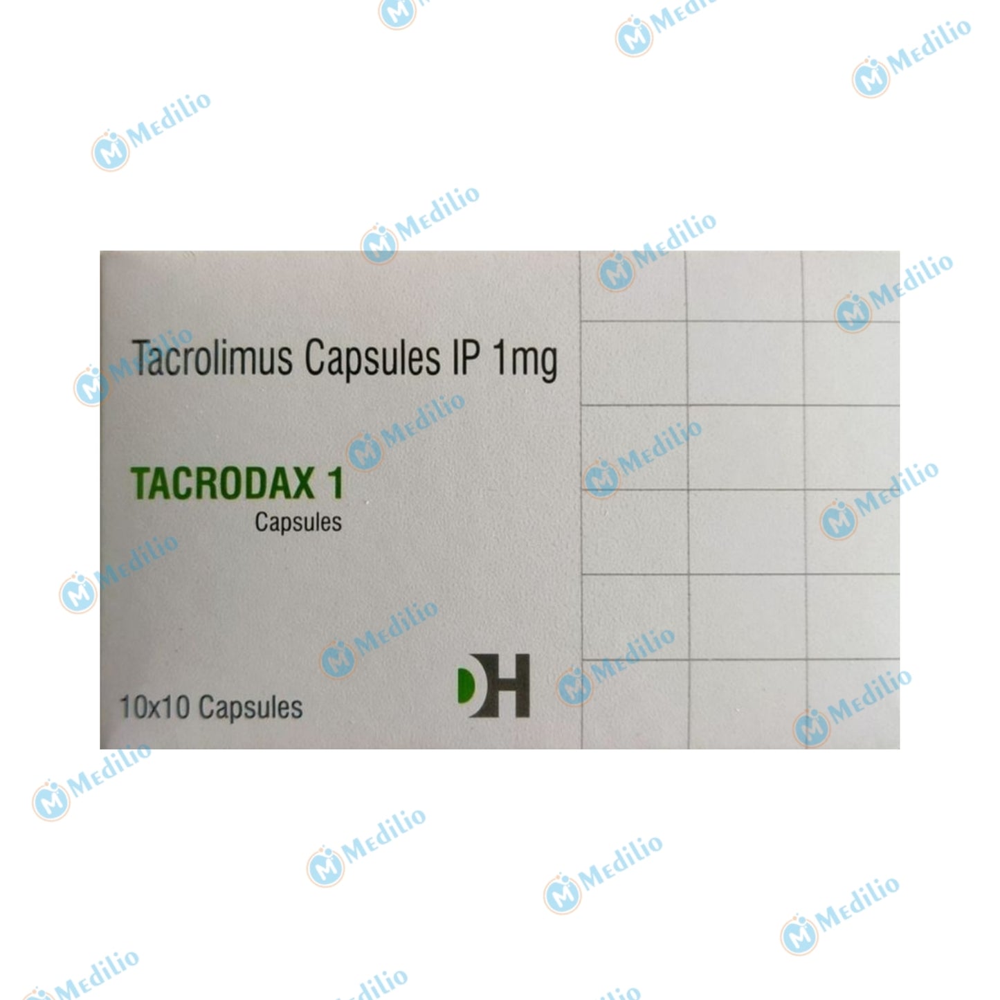 TACRODAX 1 MG CAPSULES 1*10 CAP