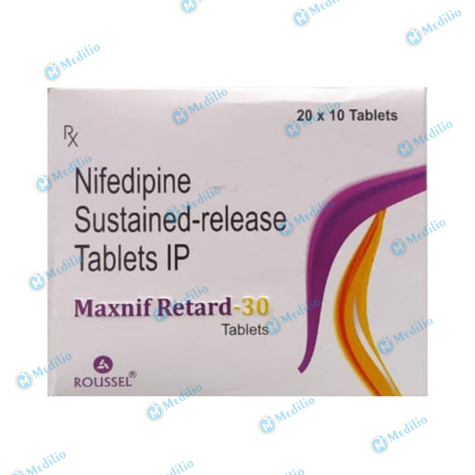 MAXNIF RETARD 30 TABLET 1*10 TAB