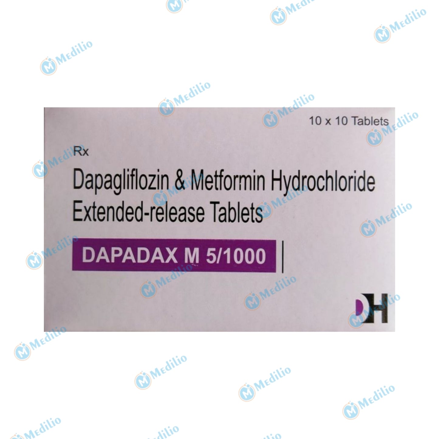 DAPADAX M 5/1000 TAB 1*10 TAB