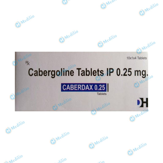 CABERDAX 0.25 TABLET 1*4 TAB