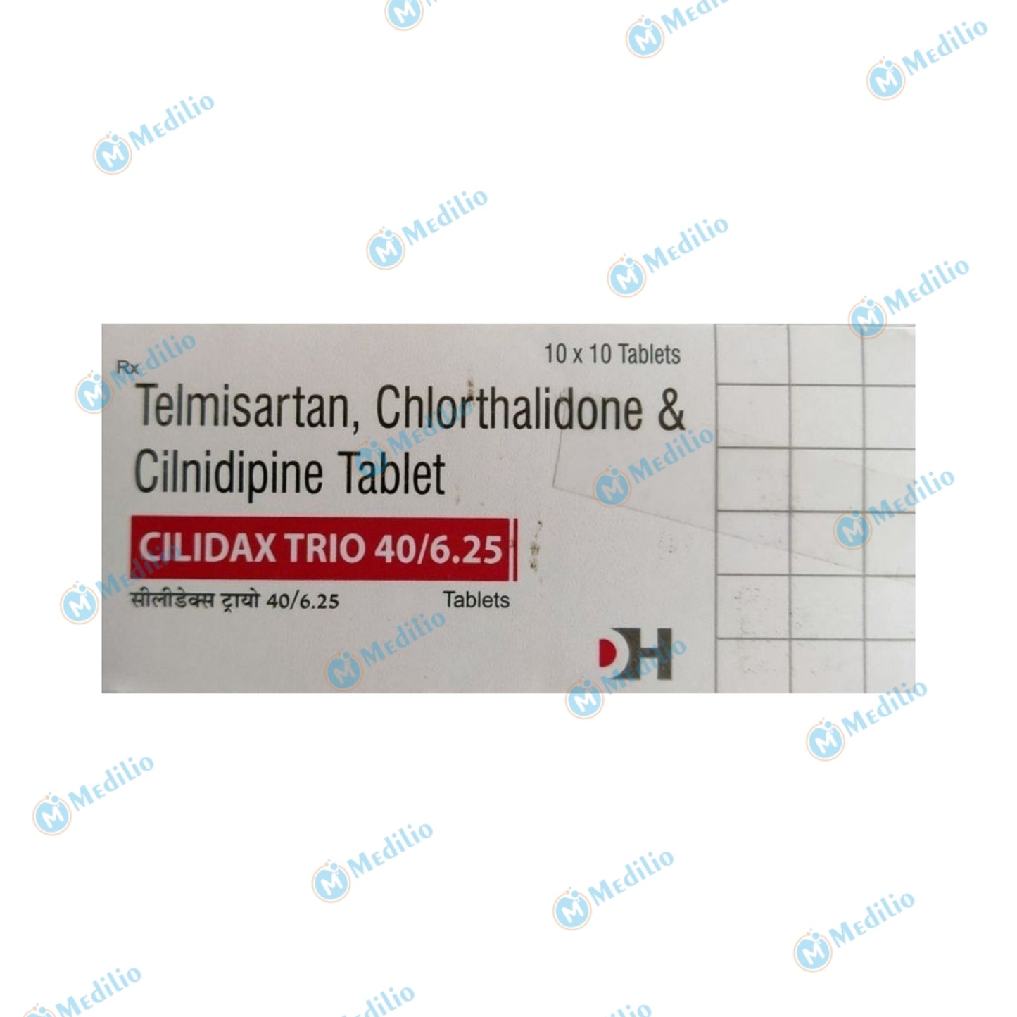 CILIDAX TRIO 40/6.25 TABLET