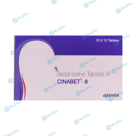 CINABET 8 MG TABLET 1*10 TAB