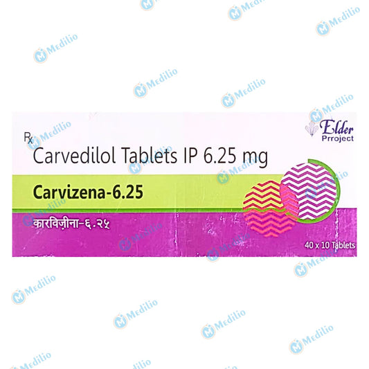 CARVIZENA-6.25 MG TABLET