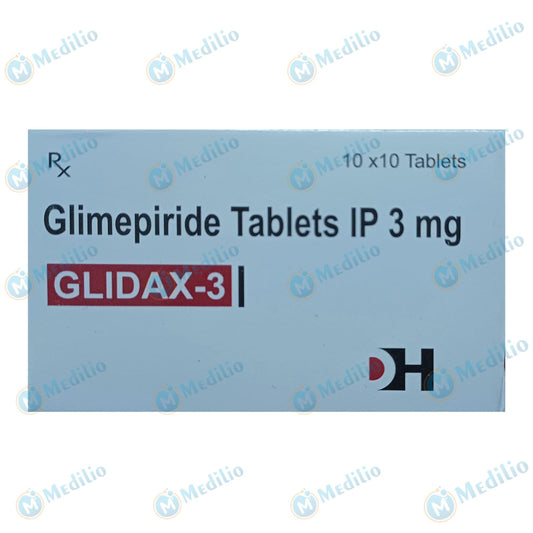 GLIDAX 3 MG TABLET