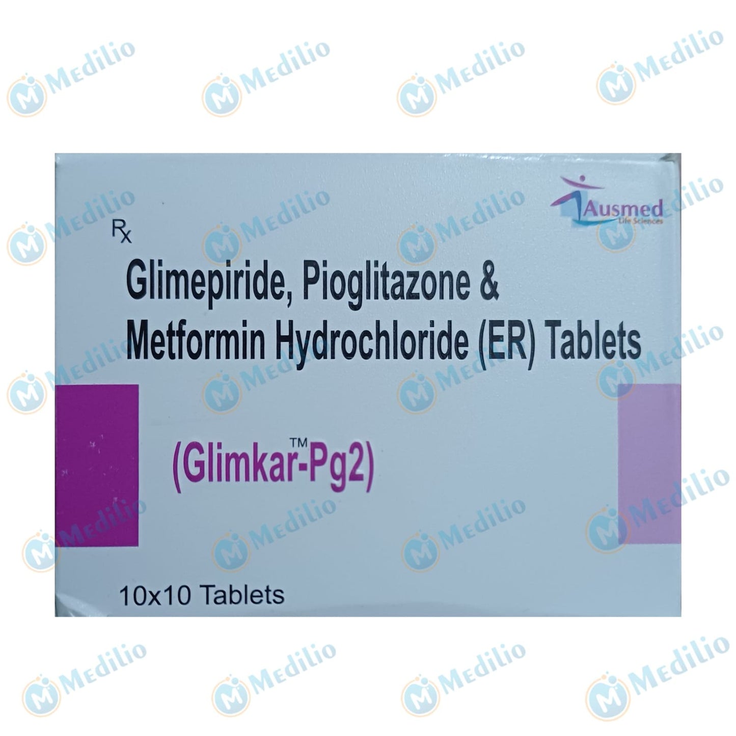 GLIMKAR PG2 TABLET 1*10 TAB