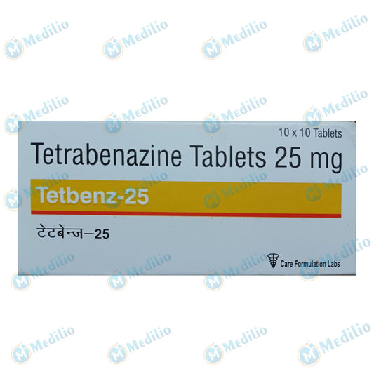 TETBENZ 25 MG TABLET 1*10 TAB