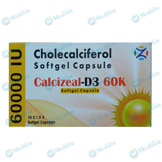 CALCIZEAL D3 60 K SOFTGEL CAPSULE