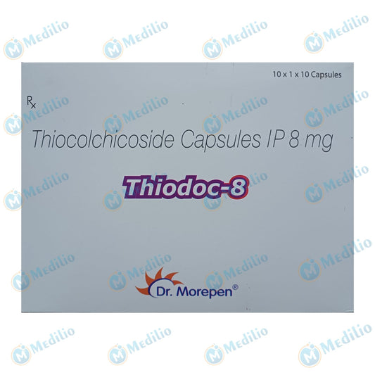 THIODOC 8 MG CAPSULE