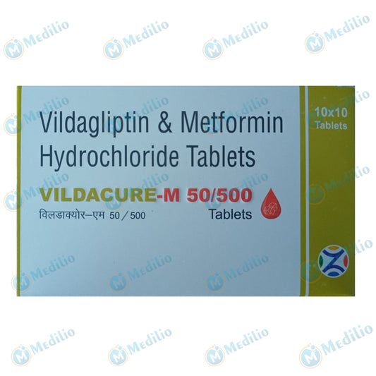 VILDACURE M 50/500 TABLET