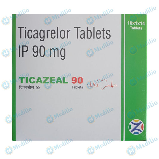 TICAZEAL 90 MG TABLET