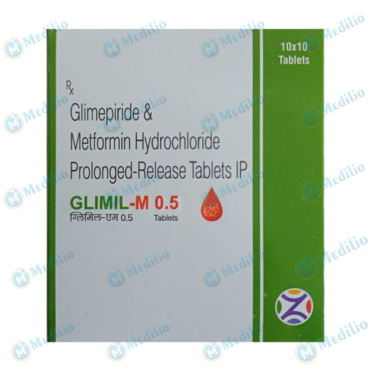 GLIMIL M 0.5 MG TABLET